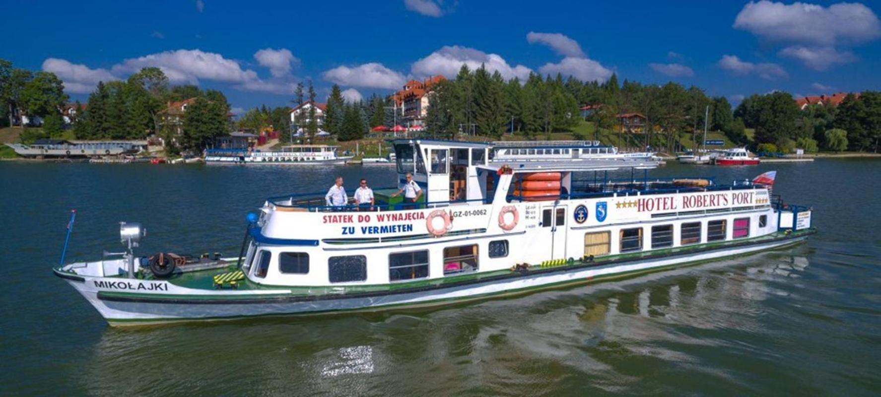 Domek Na Wodzie - Houseboat -Sauna, Taras Na Dachu, Dwie Sypialnie Mikolajki (Mragowo) Exterior photo