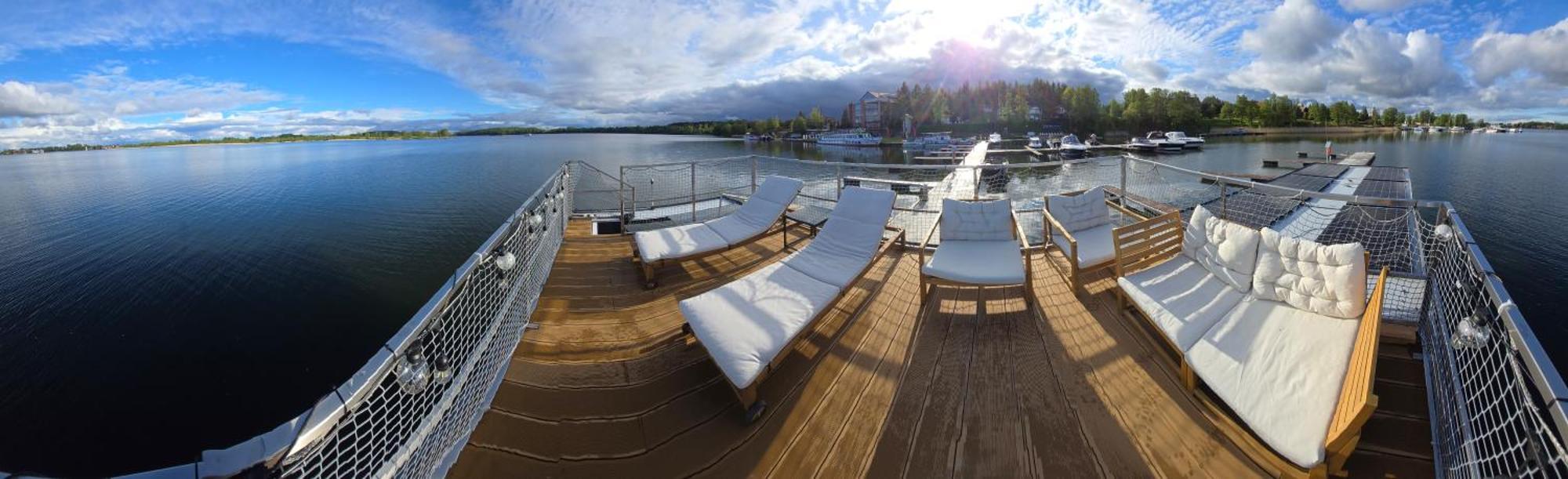 Domek Na Wodzie - Houseboat -Sauna, Taras Na Dachu, Dwie Sypialnie Mikolajki (Mragowo) Exterior photo